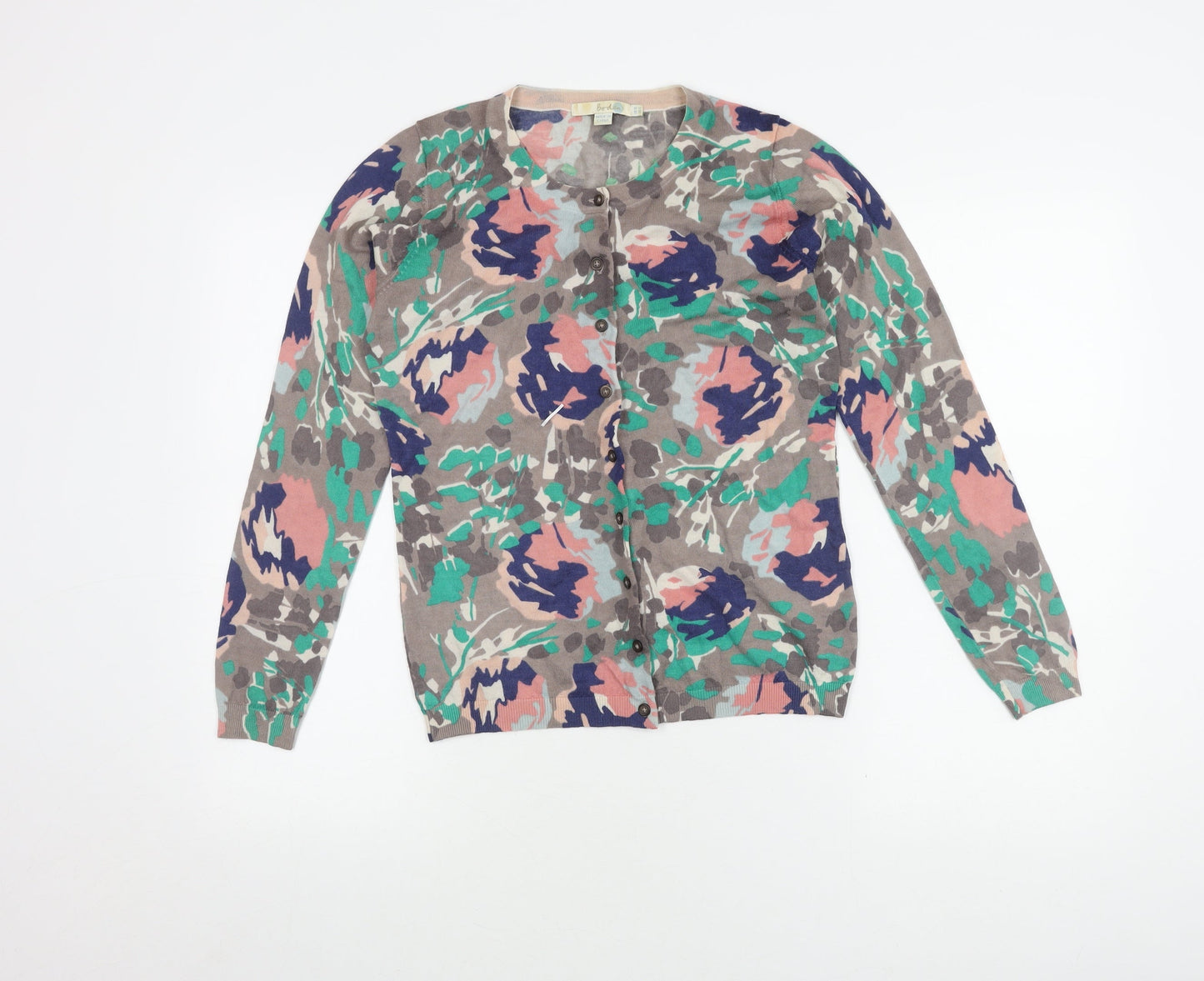 Boden Women's Multicoloured Floral Cardigan Size 10