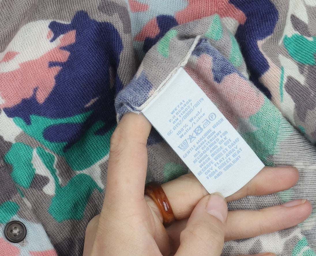 Boden Women's Multicoloured Floral Cardigan Size 10