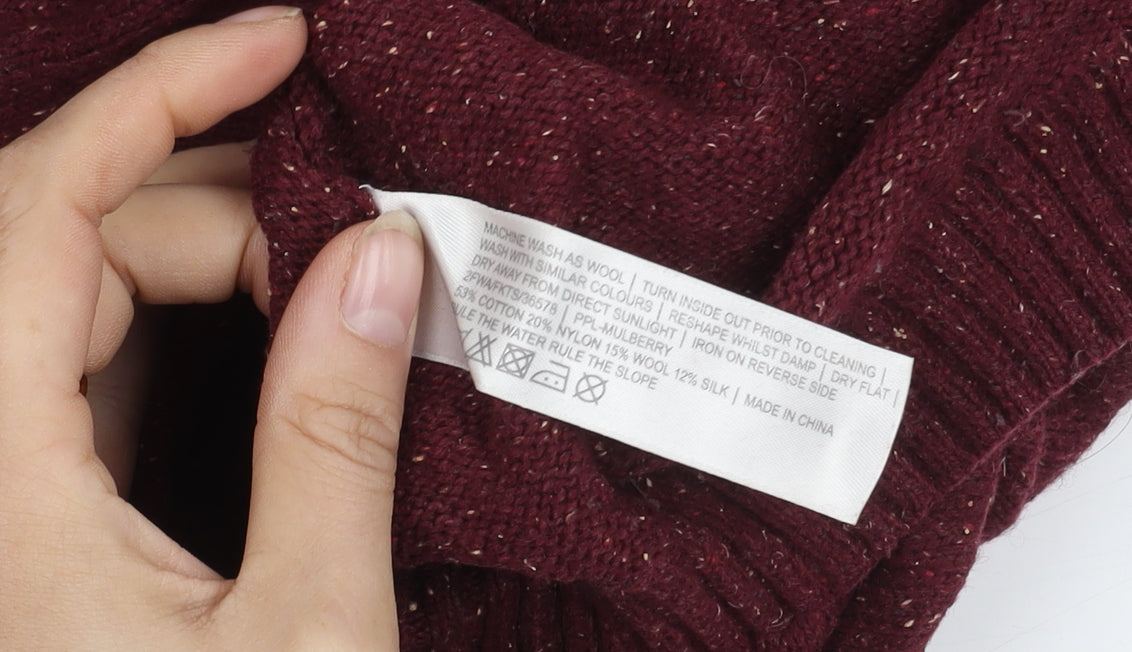 Fat Face Women's Purple Knit Pullover Jumper Size 10