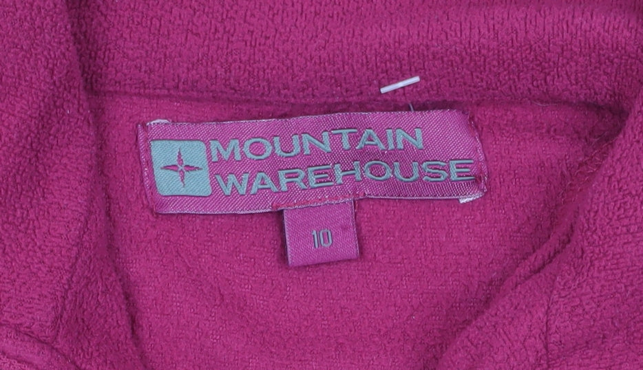 Mountain Warehouse Women’s Pink Fleece Pullover Size 10
