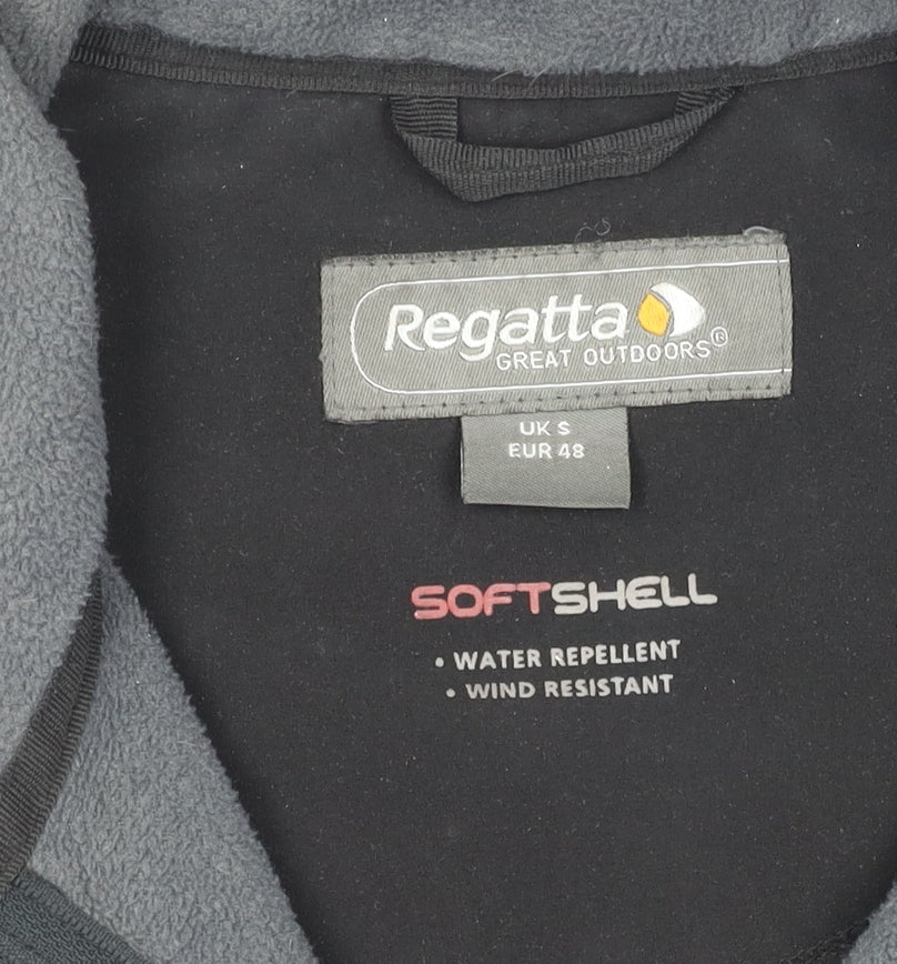 Regatta Men's Black Softshell Jacket S Water Repellent
