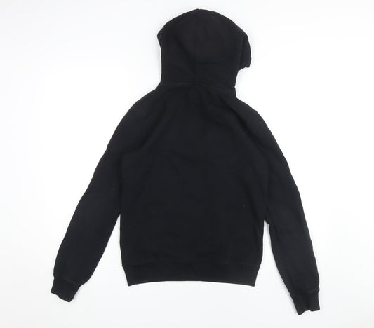 Womens UK 6 Regular Jack Wills Black Pullover Hoodie