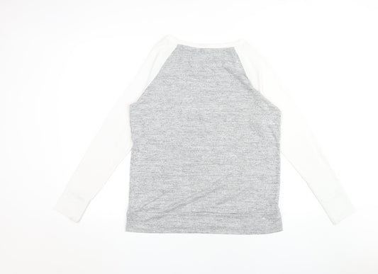 Gap Women's Grey Crew Neck Pullover Jumper, Size S