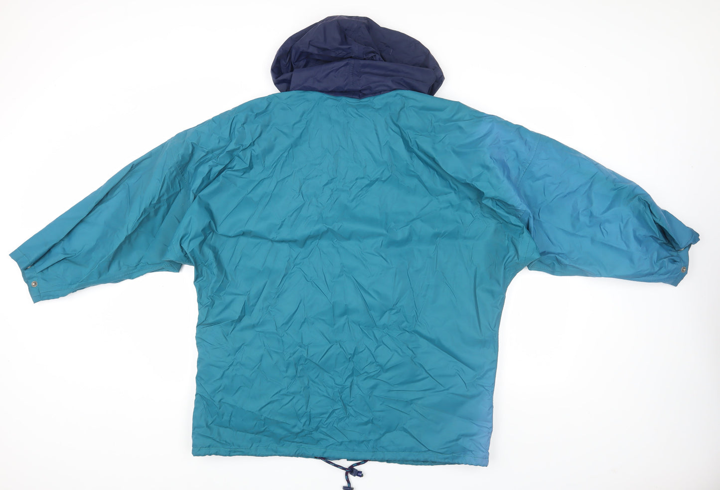 Helly Hansen Men's Blue Rain Coat - M, Hooded, Waterproof