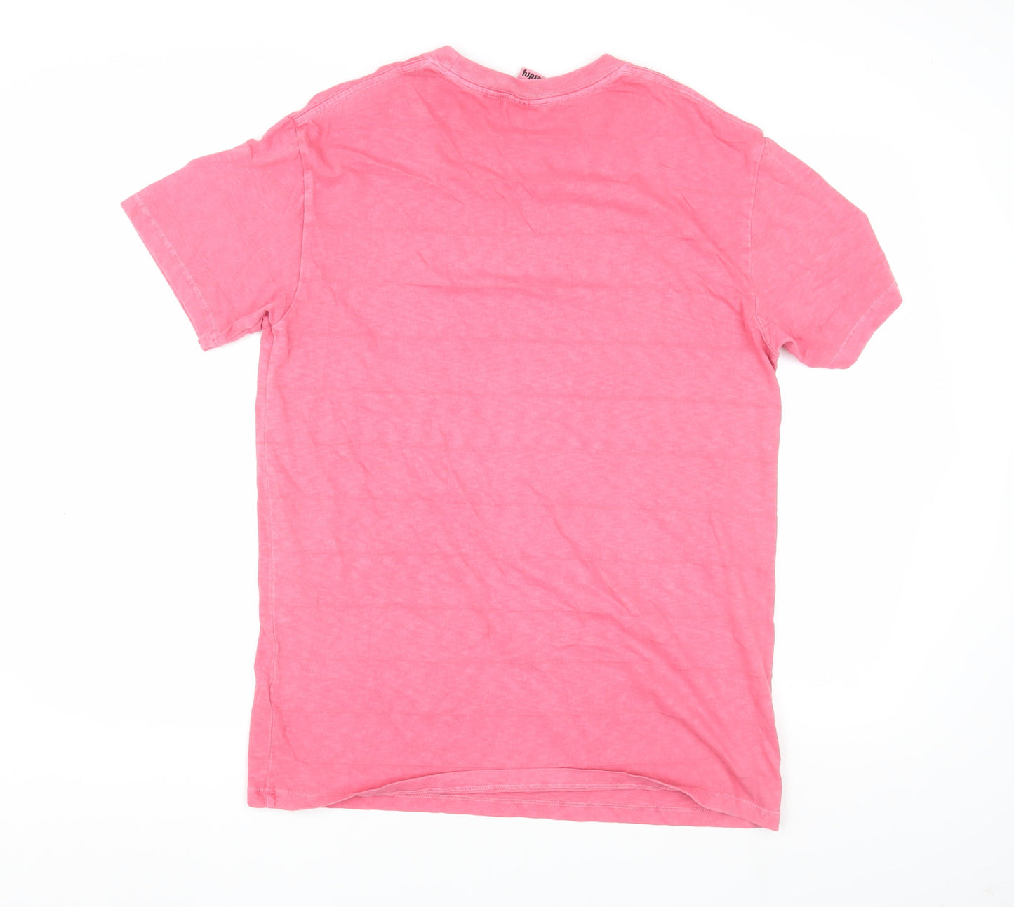 Superdry Unisex Pink T-Shirt M Cotton Crew Neck Casual