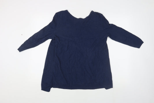FatFace Women's Blue Long Sleeve Top, Size 10