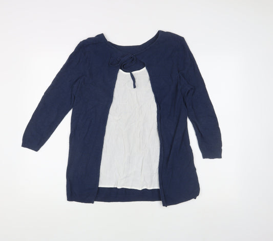 Fat Face Women's Blue Long Sleeve Top, Size 10