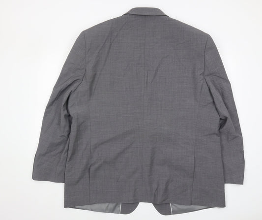 Moss 1851 Men's Grey Blazer, Size 52S, Formal, Business