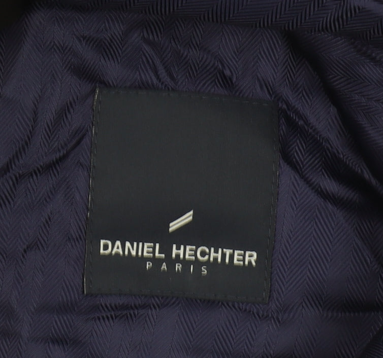 Daniel Hechter Men's Black Blazer, 42L Formal Jacket
