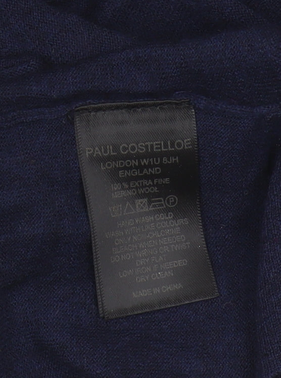 Paul Costelloe Women's Blue Pullover Jumper Size 12