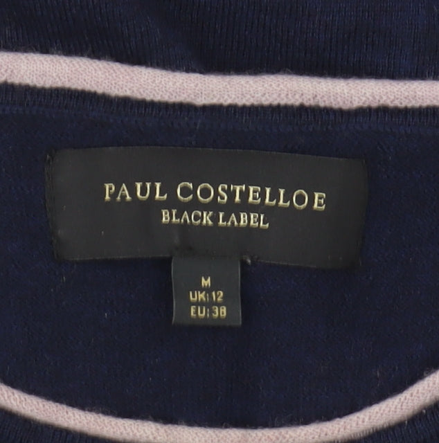 Paul Costelloe Women's Blue Pullover Jumper Size 12