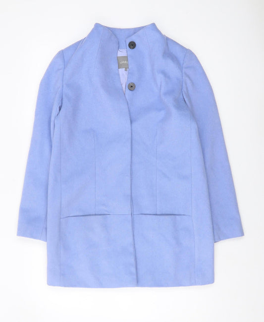 Jaeger Women's Blue Mid-Length Coat Size 8