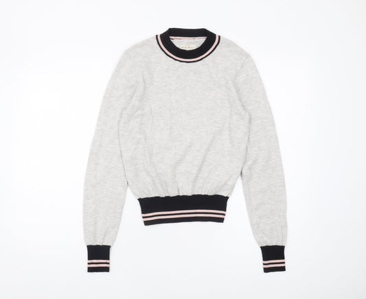 Womens UK 6 Regular Jack Wills Grey Pullover