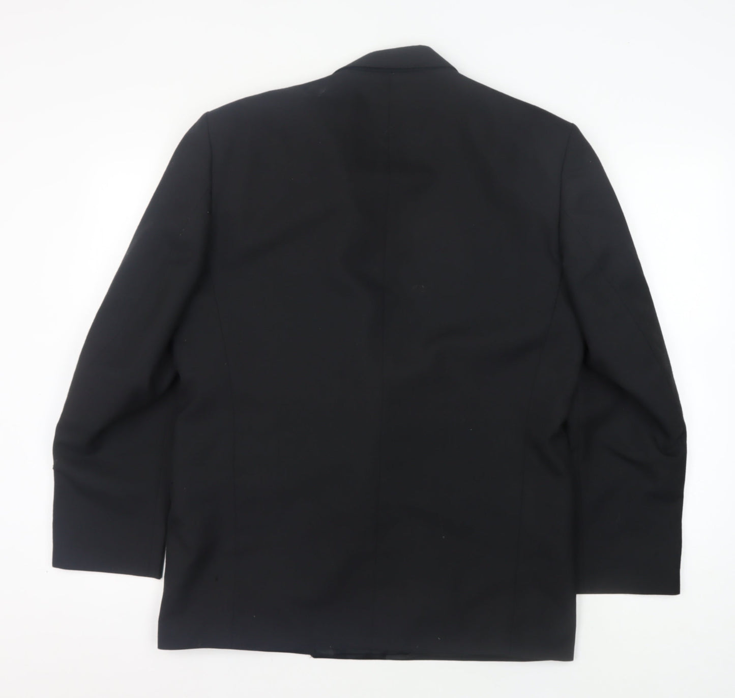 Dunn & Co Men's Black Short Jacket, 40S, Double-Breasted