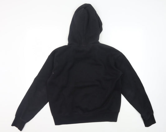 Champion Men's Black Pullover Hoodie Medium Logo