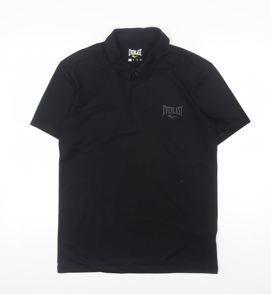 Everlast Men's Black Polo Shirt S - Gym & Training