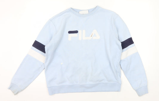 Fila Unisex Blue Pullover Sweatshirt Size 12