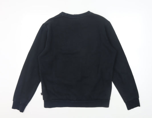 Puma Men's Black Pullover Sweatshirt S with Logo
