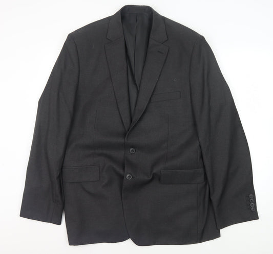 Moss Esq. Men's Grey Blazer UK 46 Regular Fit