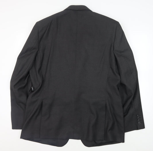 Moss Esq. Men's Grey Blazer UK 46 Regular Fit