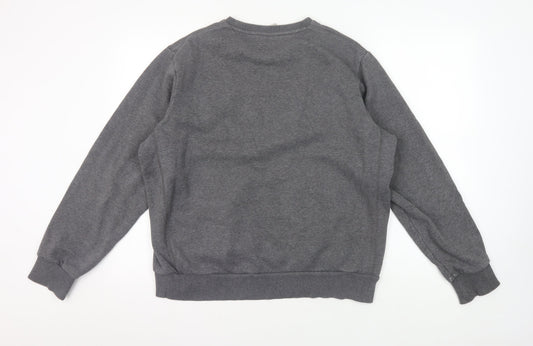 Nike Men's Grey Pullover Sweatshirt L