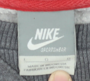 Nike Men's Grey Pullover Sweatshirt L