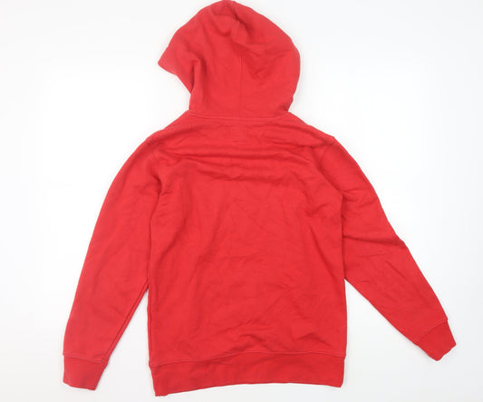 Champion Teens Red Pullover Hoodie - Logo, L