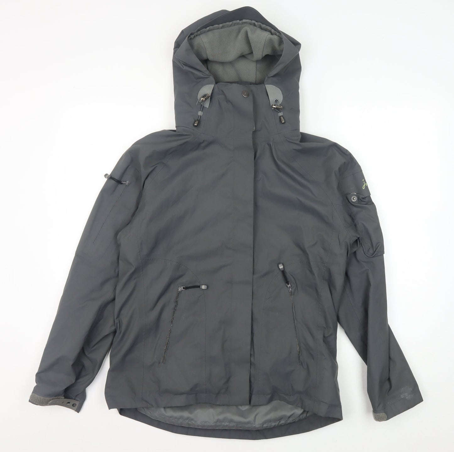 Joules Women's Grey XS Waterproof Rain Coat