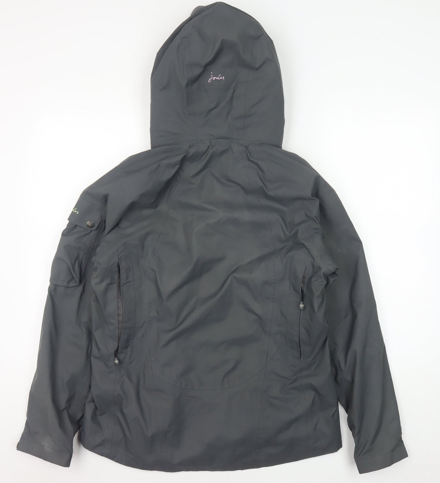 Joules Women's Grey XS Waterproof Rain Coat