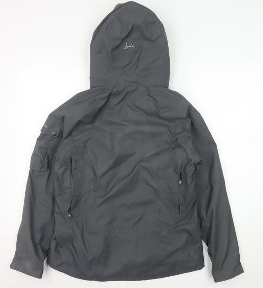 Joules Women's Grey XS Waterproof Rain Coat