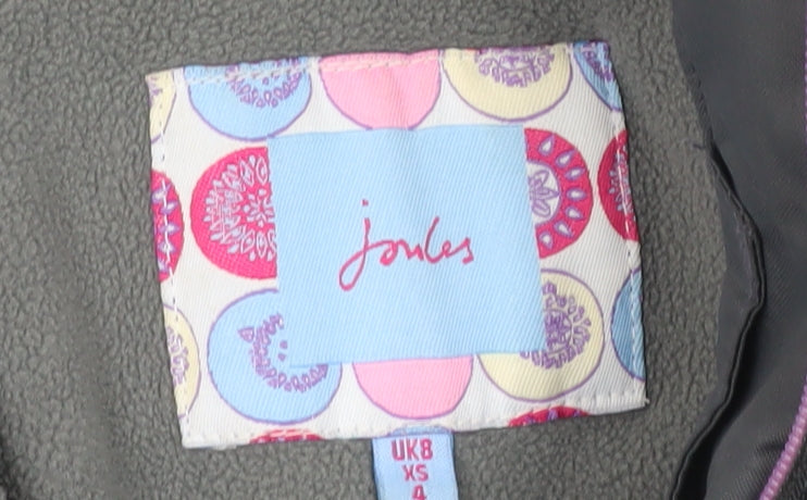 Joules Women's Grey XS Waterproof Rain Coat