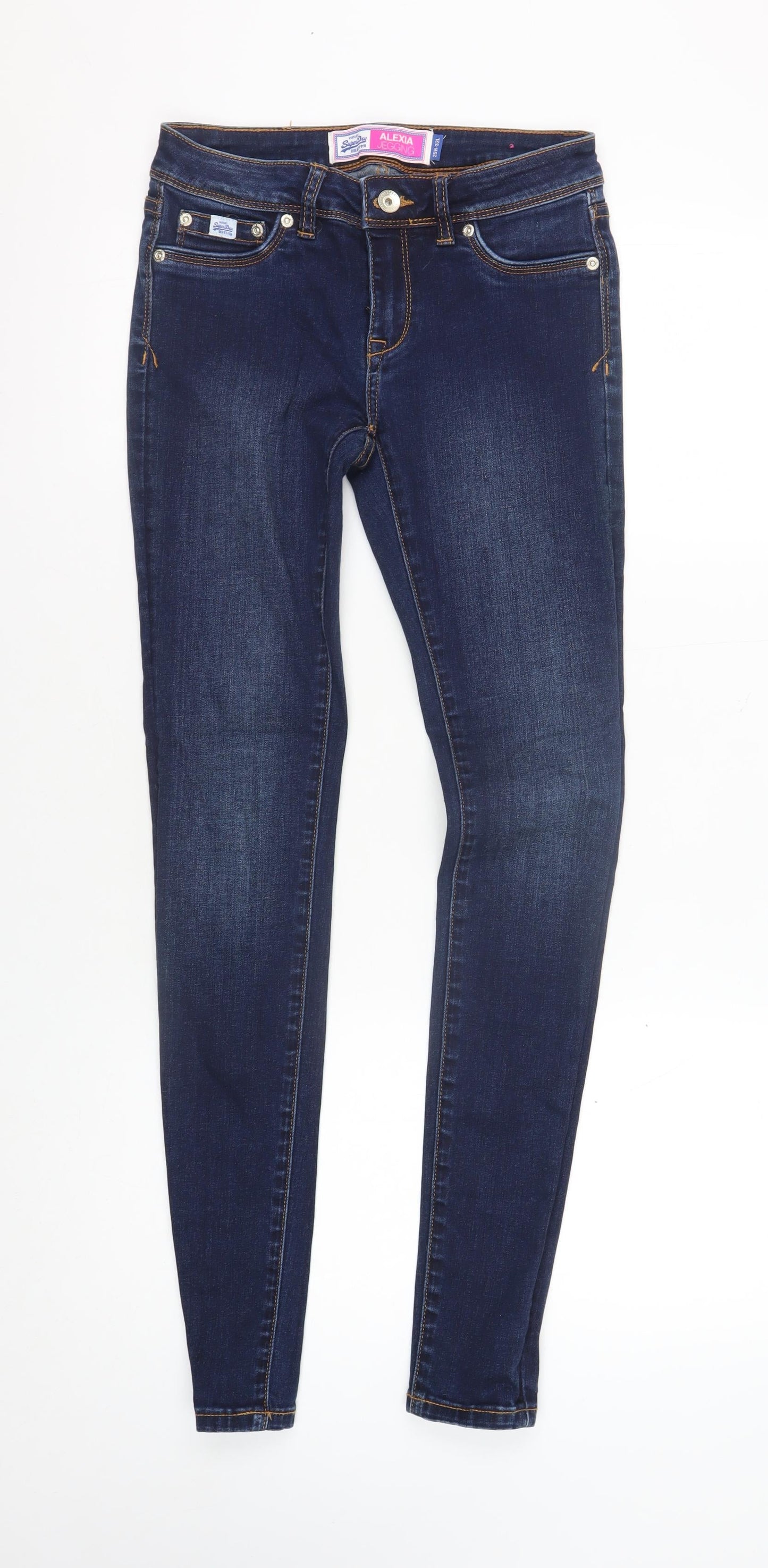 Superdry Women’s Blue Alexia Jegging Jeans - Size 25W