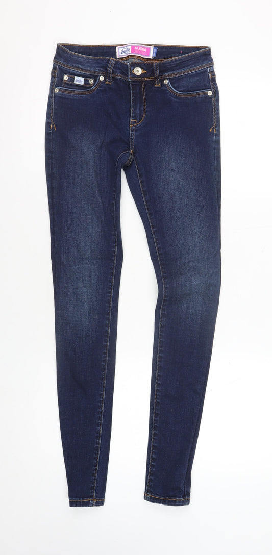 Superdry Women’s Blue Alexia Jegging Jeans - Size 25W