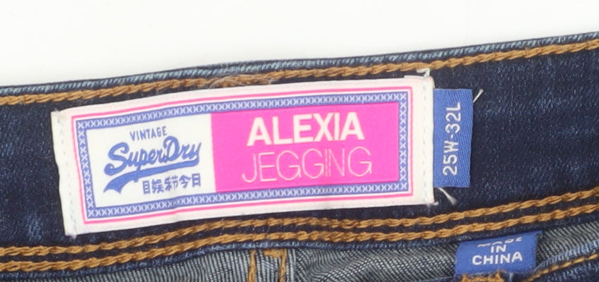 Superdry Women’s Blue Alexia Jegging Jeans - Size 25W