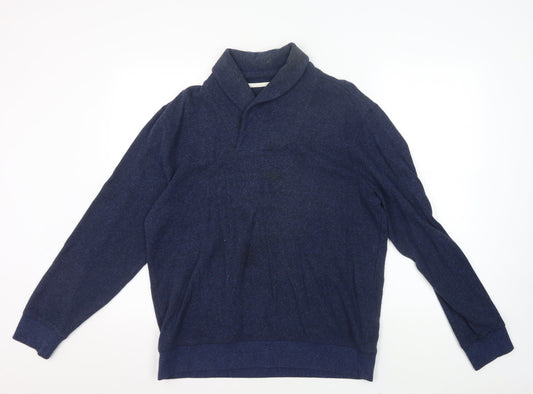 Banana Republic Men's Blue Pullover Hoodie M