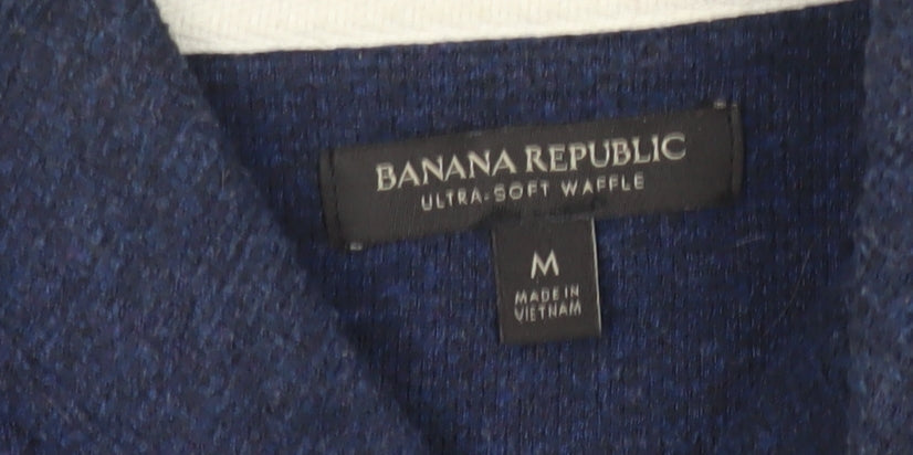 Banana Republic Men's Blue Pullover Hoodie M