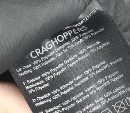 Craghoppers Men's Black XL Parka Winter Jacket