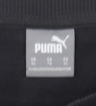 Puma Men's Black XL Sweatshirt with Logo