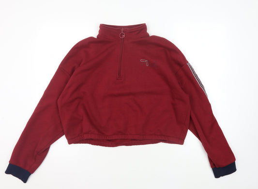 Fila Women's Red Pullover Sweatshirt XL