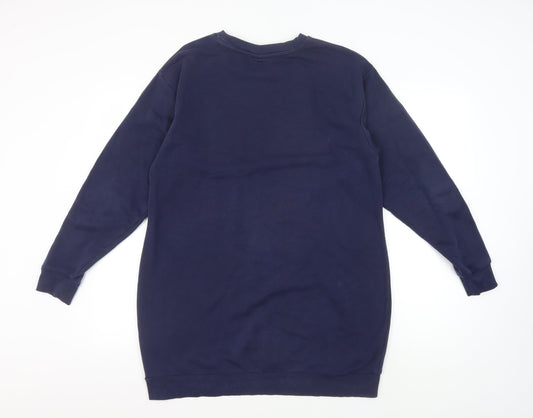 Puma Women's Blue Logo Sweatshirt Size 8