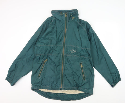 Trespass Men's Green Windbreaker Jacket Size 36