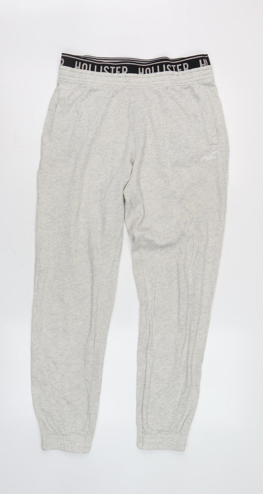 Hollister Men's Grey Joggers S Gym Training Pants