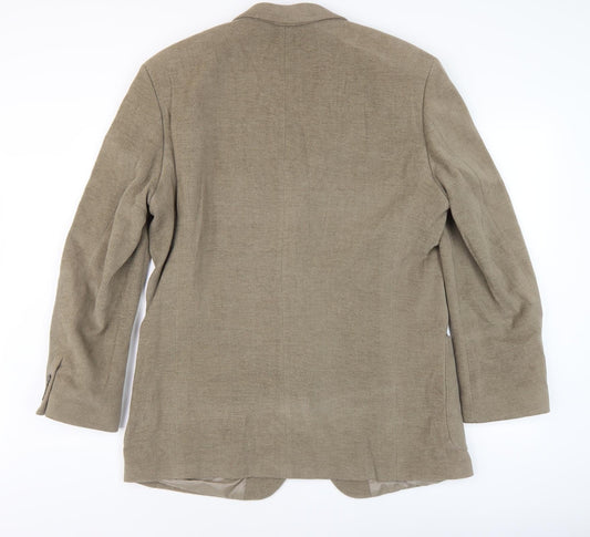 Hugo Boss Men's Beige Blazer Size 54 Stylish Business Attire