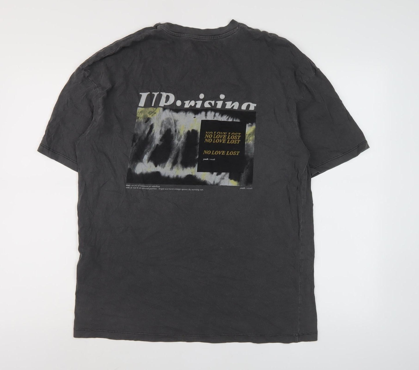 Jack & Jones Men's Graphic Black T-Shirt, Size S