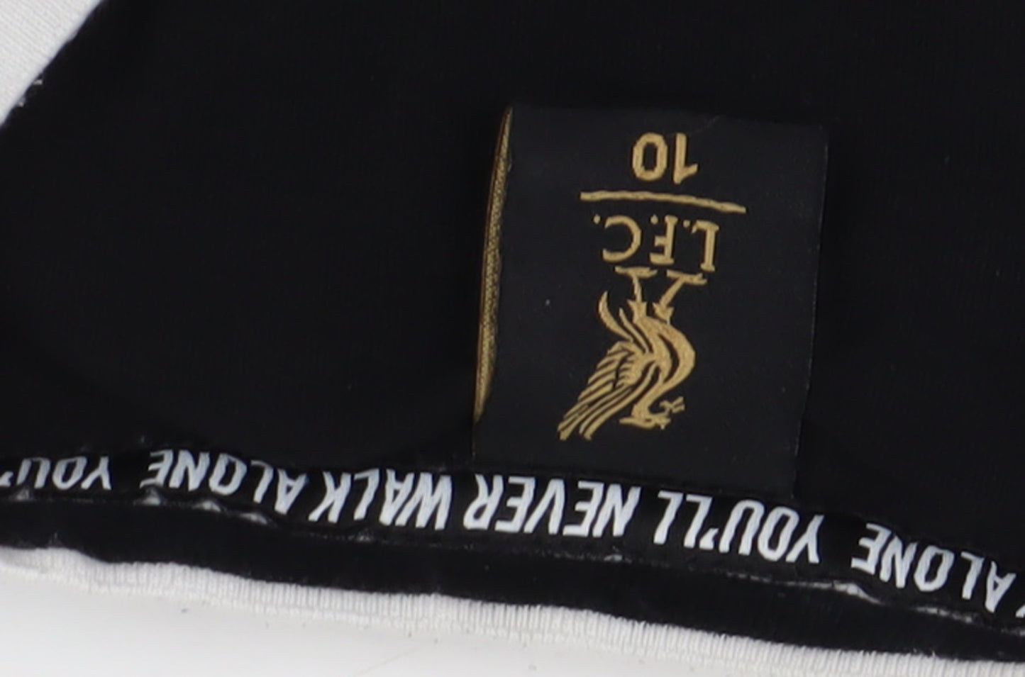 LFC Unisex Black T-Shirt, Crew Neck - Size 10