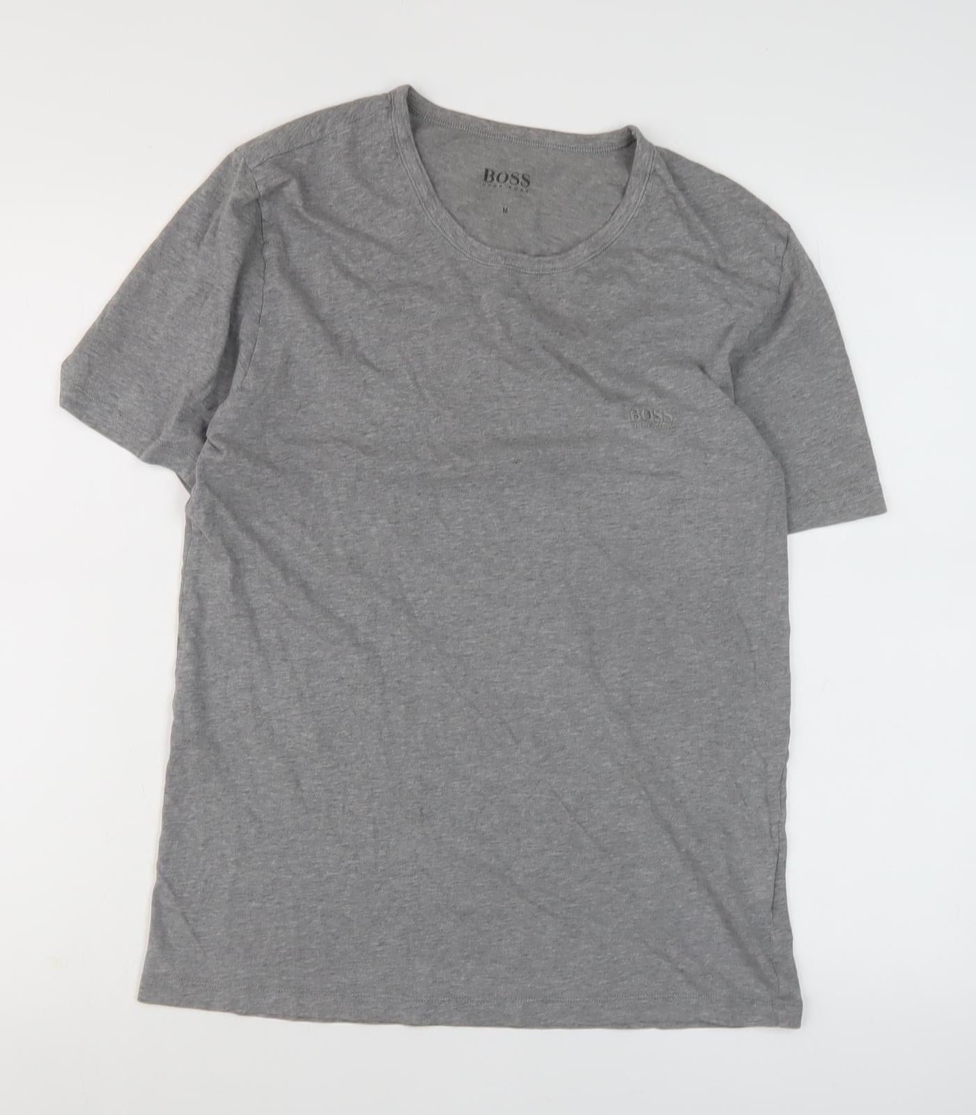 Hugo Boss Men's Grey M Crew Neck T-Shirt