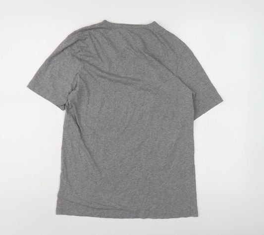 Hugo Boss Men's Grey M Crew Neck T-Shirt