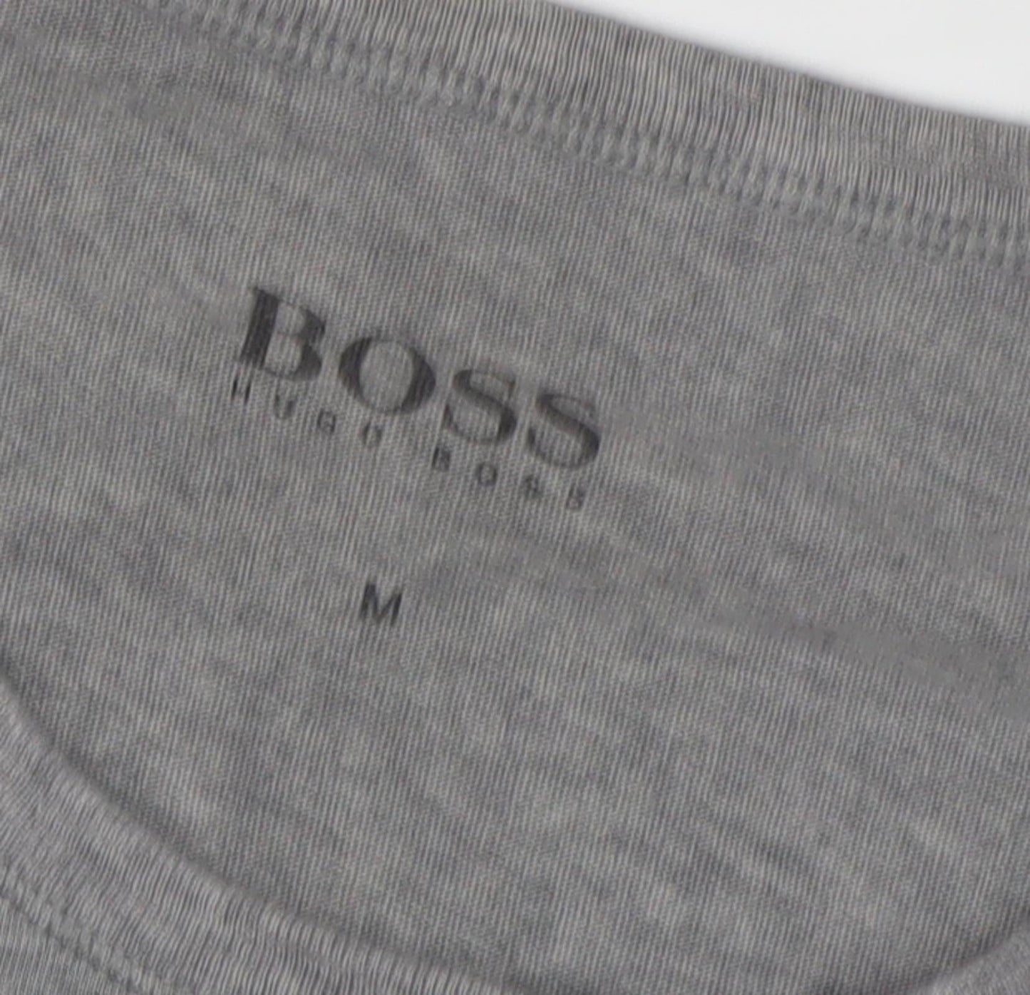Hugo Boss Men's Grey M Crew Neck T-Shirt