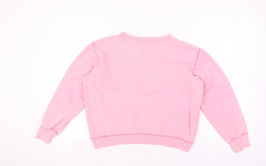 Jack Wills Women's Pink Pullover Sweatshirt Size 12