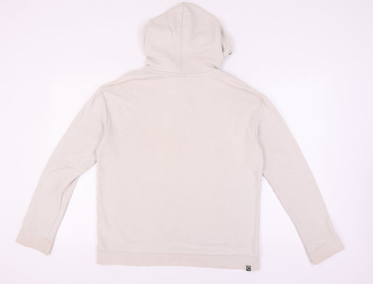 Puma Men's Beige Pullover Hoodie - Size S